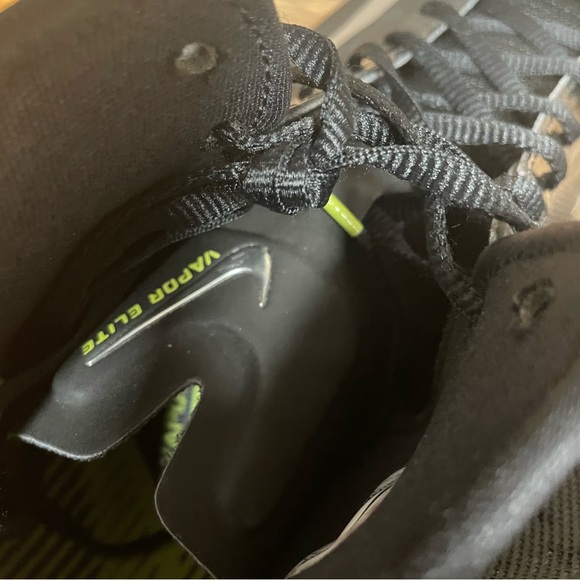 NIKE Vapor Carbon Elite Mens Hyperfuse 3/4 Football Cleats BLACK mens 13 - Picture 8 of 10